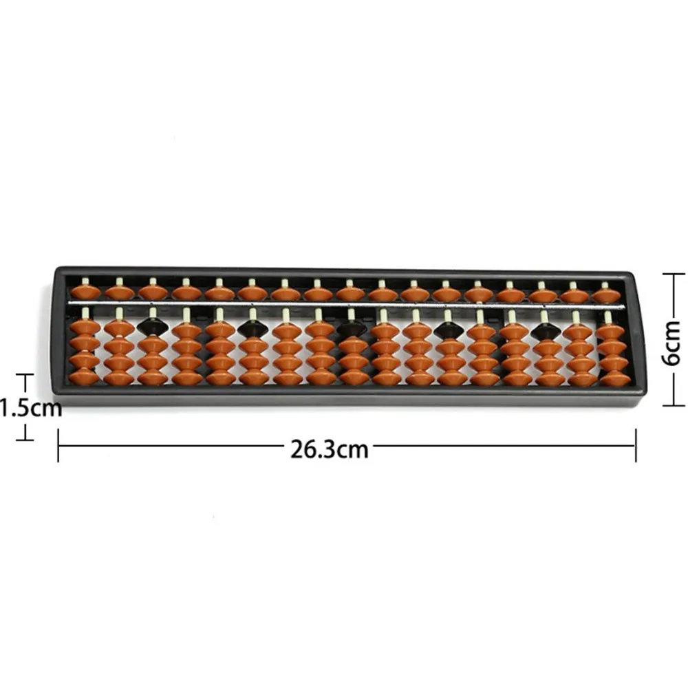 17 цифр Abacus монтессори игрушка Малыш Школа обучения Математика арифметическая игрушка китайские Классические счеты Развивающие игрушки для детей