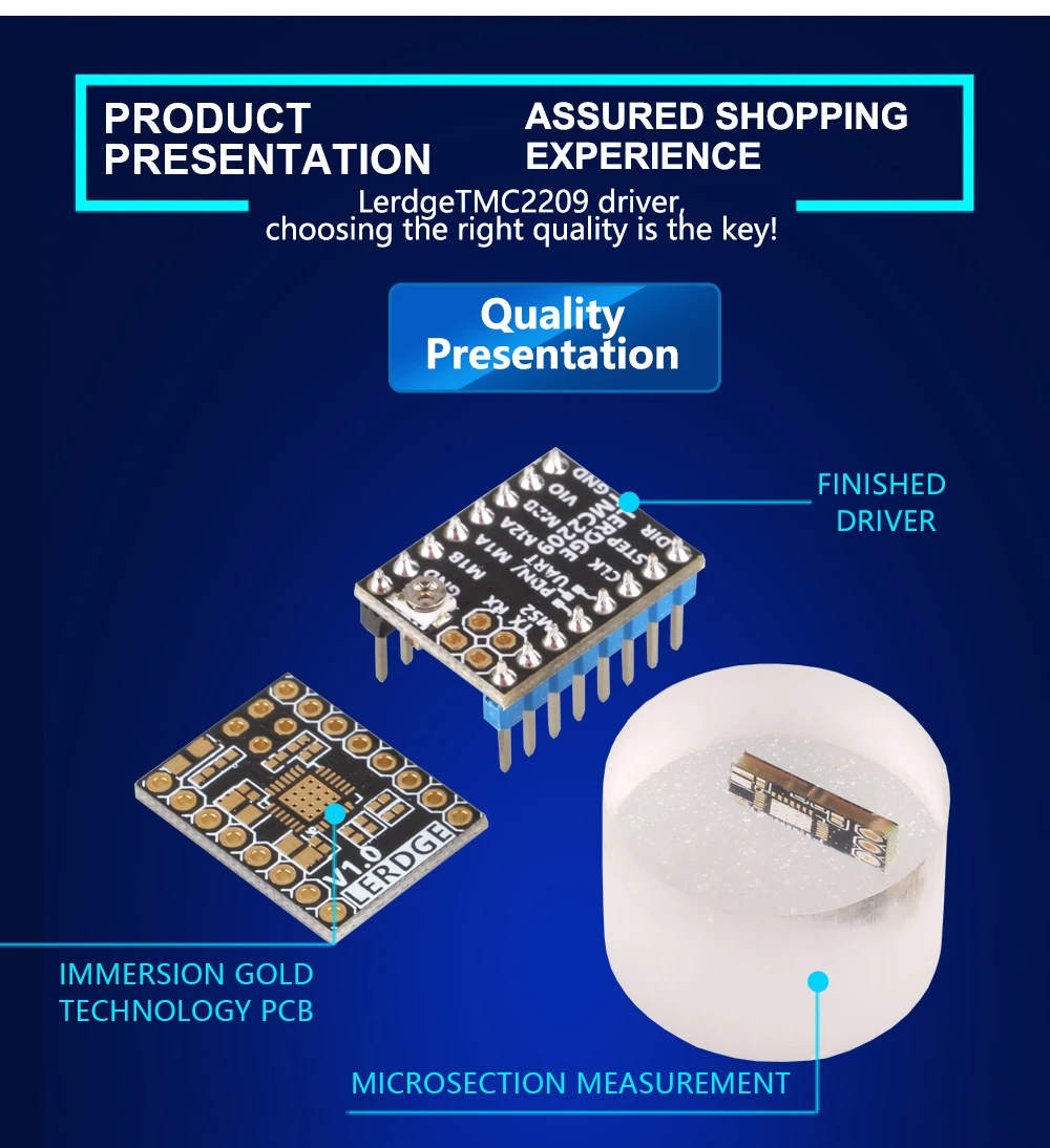 Lerdge-stepper motor driver tmc2209 uart vs tmc