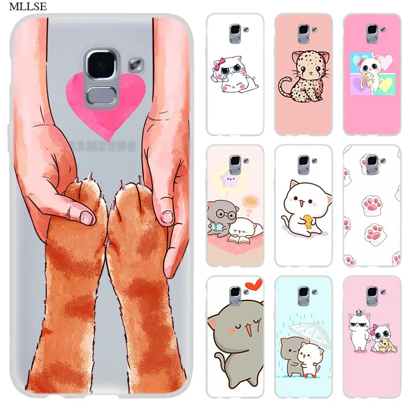 Модный силиконовый чехол для J8 J4 J6 Plus 2018 J5 J3 J7 2017 EU CORE Pro Prime телефона милый кот сова