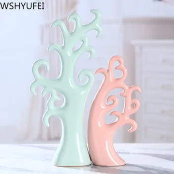 

New style Cute ceramic decorations Couple gifts Living room bedroom desk Creative decoration Home craft decoration WSHYUFEI