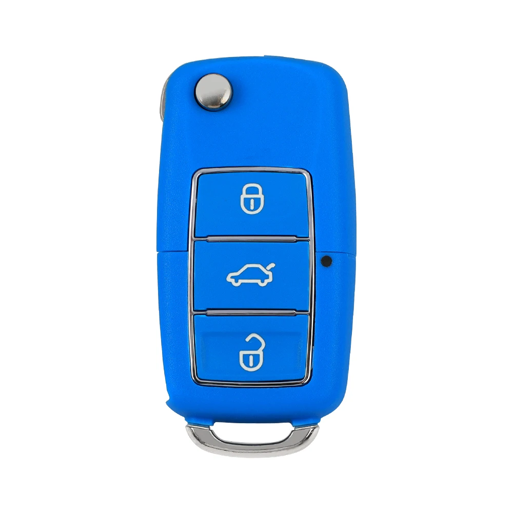 5 шт./лот XHORSE VVDI2 XKB503EN для Volkswagen B5 специальный дистанционный ключ 3 кнопки синего