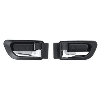 

Car Inner Interior Door Handle,2Pcs Inside Handles Front Rear Left Right for Great Wall Haval Hover H3 H5 2010 2011 2012 2013