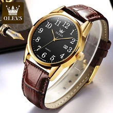 

OLEVS New Men Business Full Black Dial Mens Diamond Stainless Steel Strap Luminous Hands Waterproof Watch Quartz Watches 5566