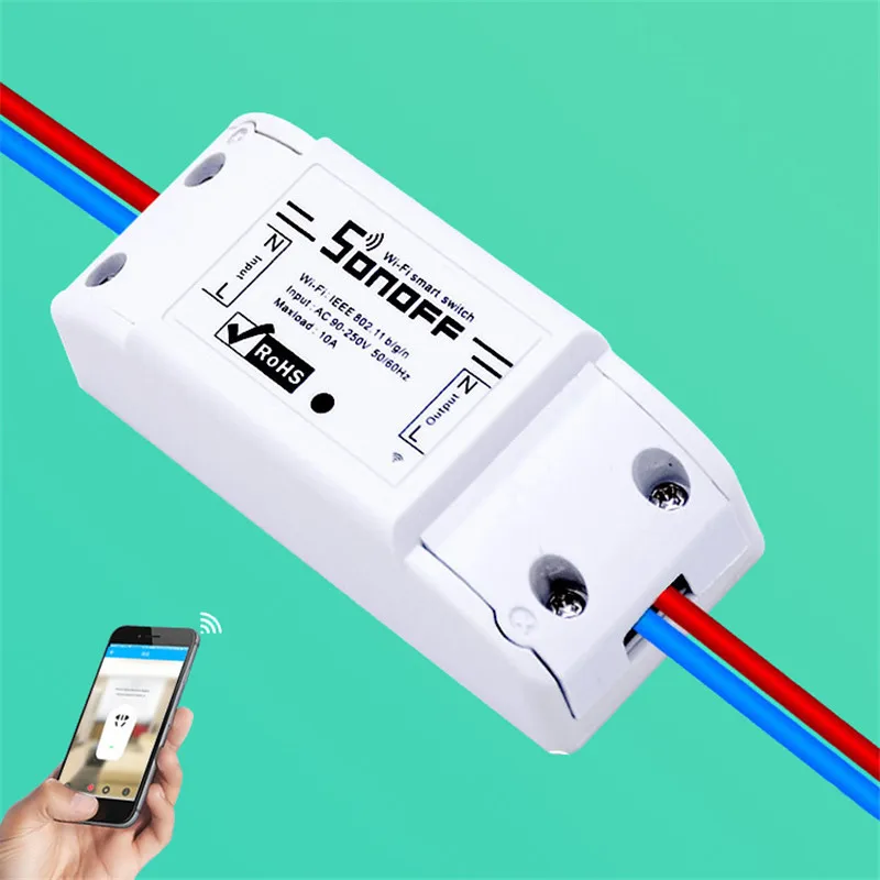 Sonoff Wifi умная розетка умный дом пульт дистанционного управления DIY таймер для Apple Android приложение умный пульт управления Лер модули автоматизации