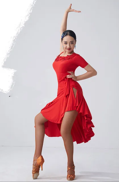 Vestidos de baile de competición de salón para mujer, falda de Flamenco  barata, vestido de Salón Estándar elegante de alta calidad, nuevo diseño,  2024 - AliExpress