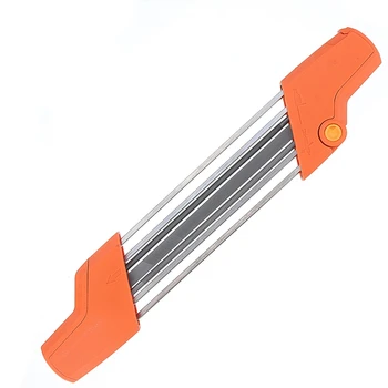 

2 In 1 Easy File Chainsaw Chain Sharpener 3/8 P Fast Sharpening 4.0mm Saw Teeth Set With 2pcs 5/32 Inch Files Chain Sharpener