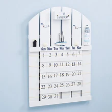 Wooden Hanging Wall Calendar Creative Handmade Resin Shell Perpetual Calendar 21 Year Calendars Crafts Decoration Ornaments Wall Calendar Aliexpress