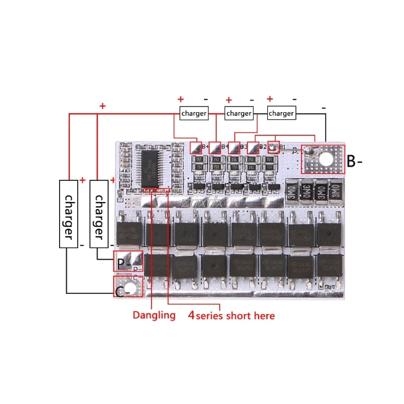 12 В 100A 4S BMS Li-Ion LiFePO4 LiFe LMO литиевая батарея Защитная плата Au08 19 Прямая поставка