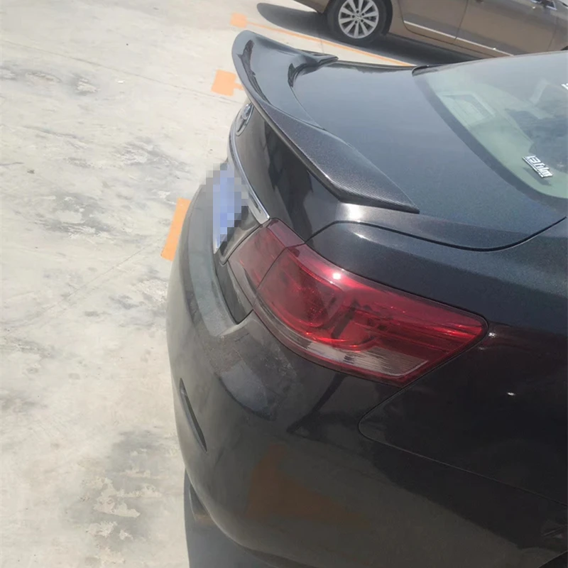 Применение для toyota camry спойлер 2006 2007 2008 2009 2010 2011 года глянцевое углеродное волокно/frp зад крылом R стиль спойлер, аксессуары