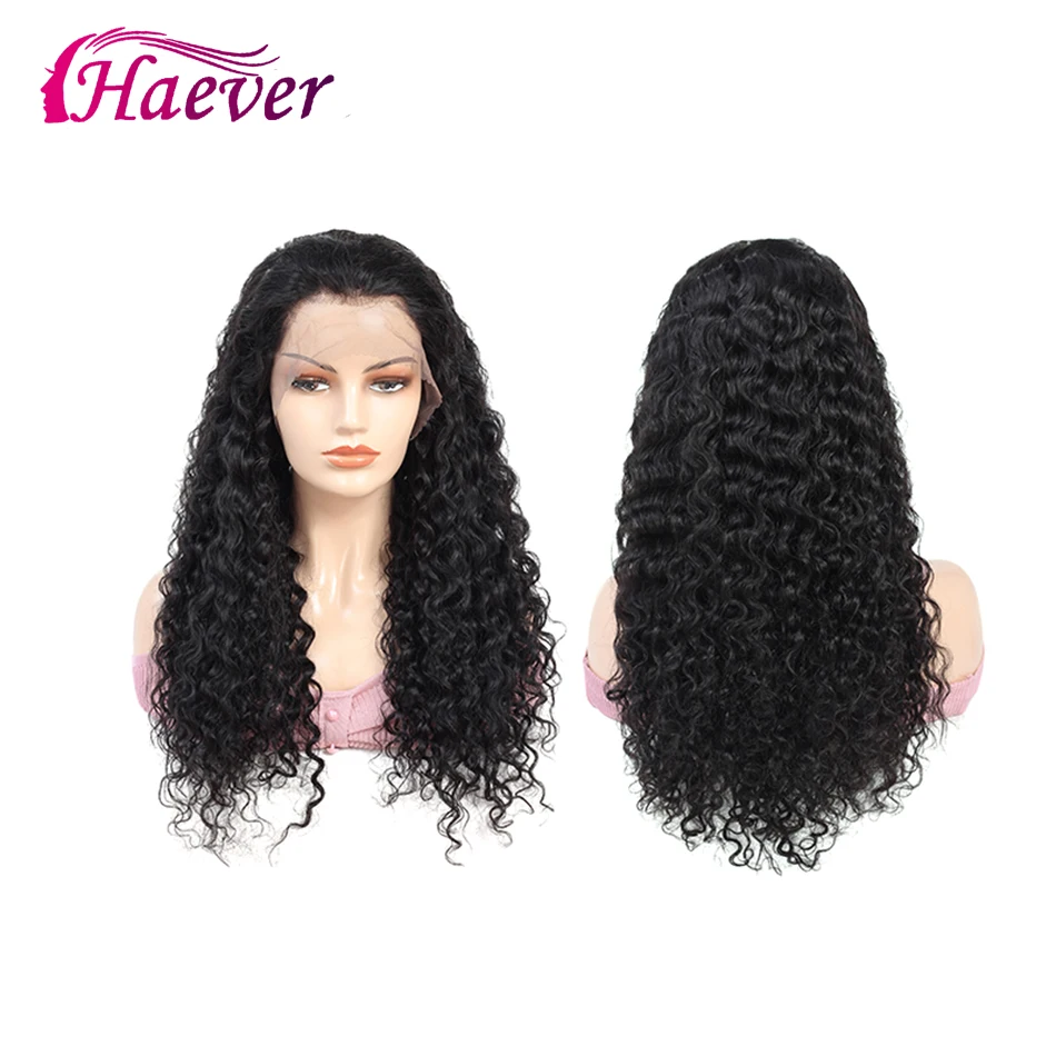 

Haever Deep Wave Hair Extension Wigs Malaysia Deep Wave Lace Frontal Wig 13x4 Lace Closure 150% Human Hair New Hair Natural Wigs