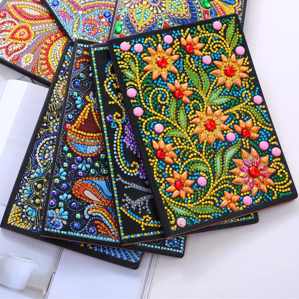 

Daisy Owl Scale DIY Full Multi-shaped Diamond Painting A5 Notebook Diary Book