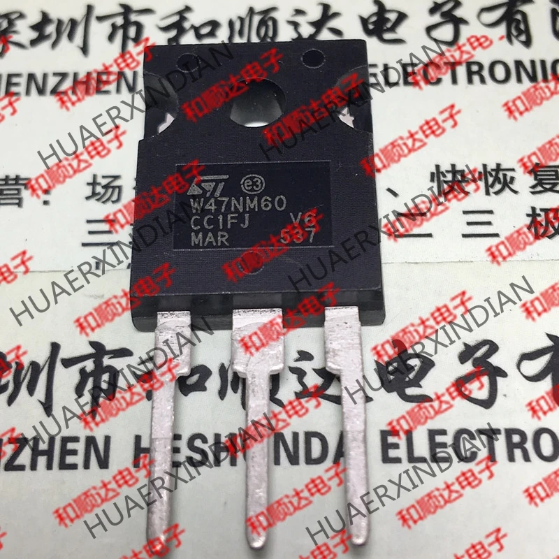 5 шт., новые оригинальные кнопки W47NM60 STW47NM60-247 600V 47A