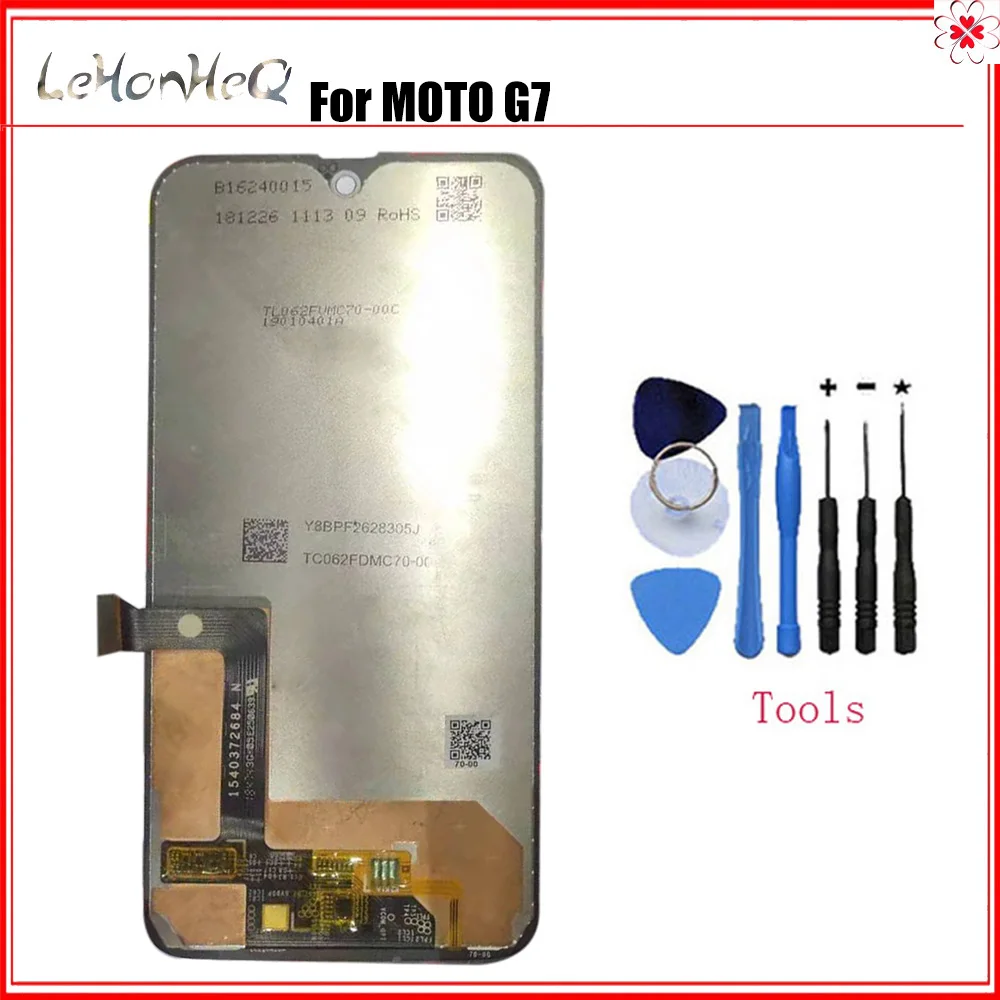 100% тестовый Оригинальный ЖК дисплей для Moto G7 сенсорный экран Сенсорная панель