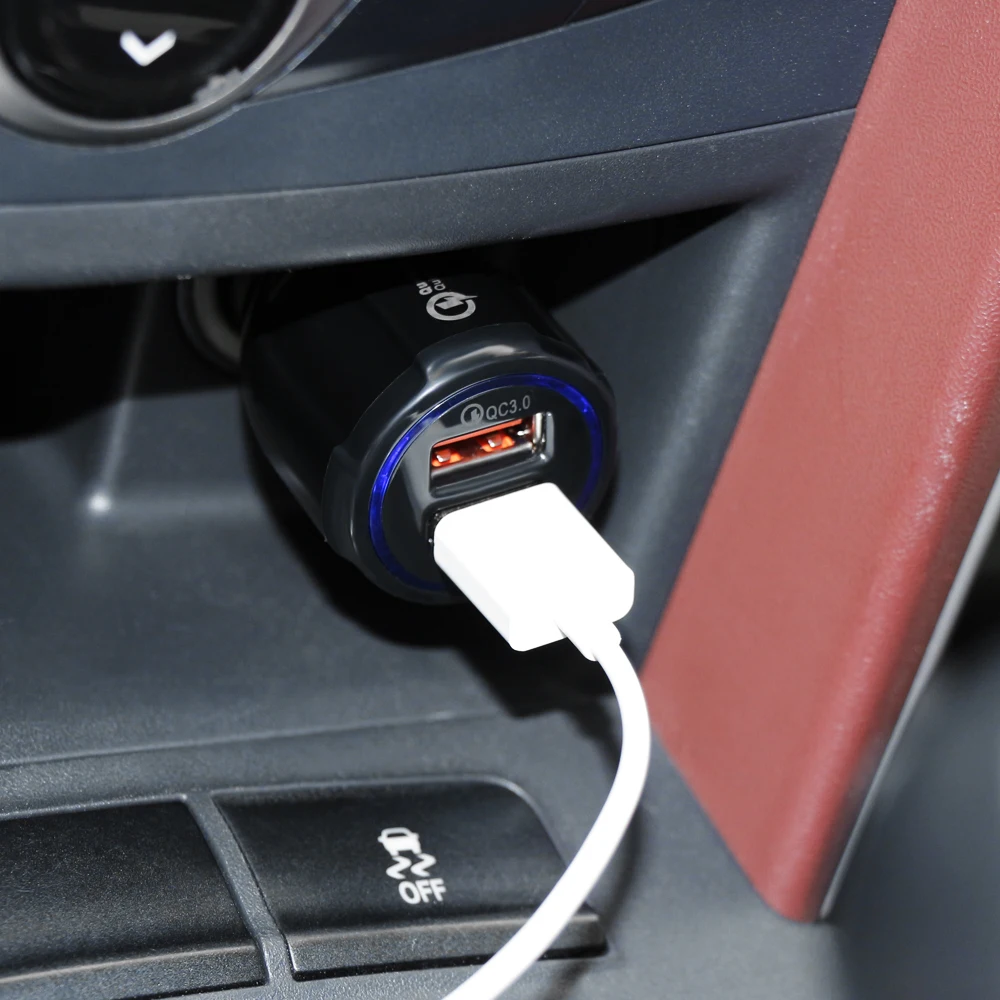 Авто Quick Charge на 2-портный Dual USB Порты и разъёмы для быстрого автомобильного Зарядное устройство для VW Golf Bora Jetta POLO GOLF Passat CC Skoda Octavia A5 A7 Fabia сиденье