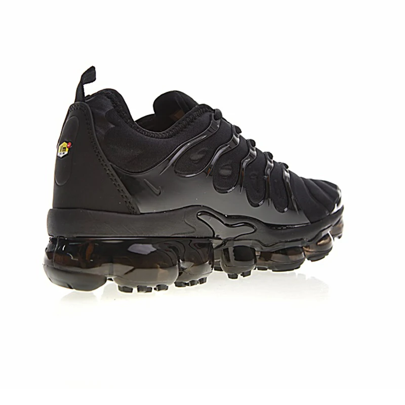 Оригинальные подлинные мужские кроссовки для бега Nike Air Vapormax Plus, классические кроссовки чистого белого цвета, амортизирующие, износостойкие, 924453-100