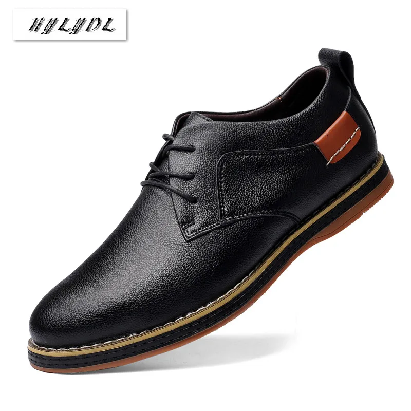 

Shoes Men Genuine Leather Luxury Dress Shoes Office Formal Men Business Shoes Black Flats Pointed Toe Wedding Shoes Men Oxfords