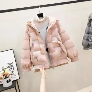 Neploe новая осенне-зимняя куртка с капюшоном Женское пальто свободные короткие куртки с хлопковой подкладкой Женская парка Теплое повседневное пальто 55447