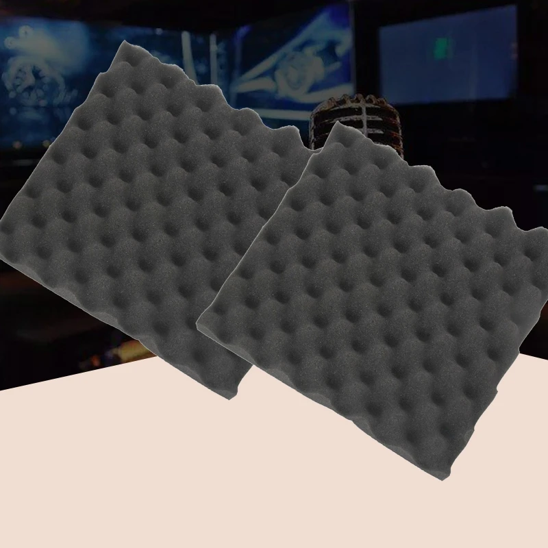 6 шт 30X30X4 см звукоизоляция акустическая пена плитки Шумопоглощающие