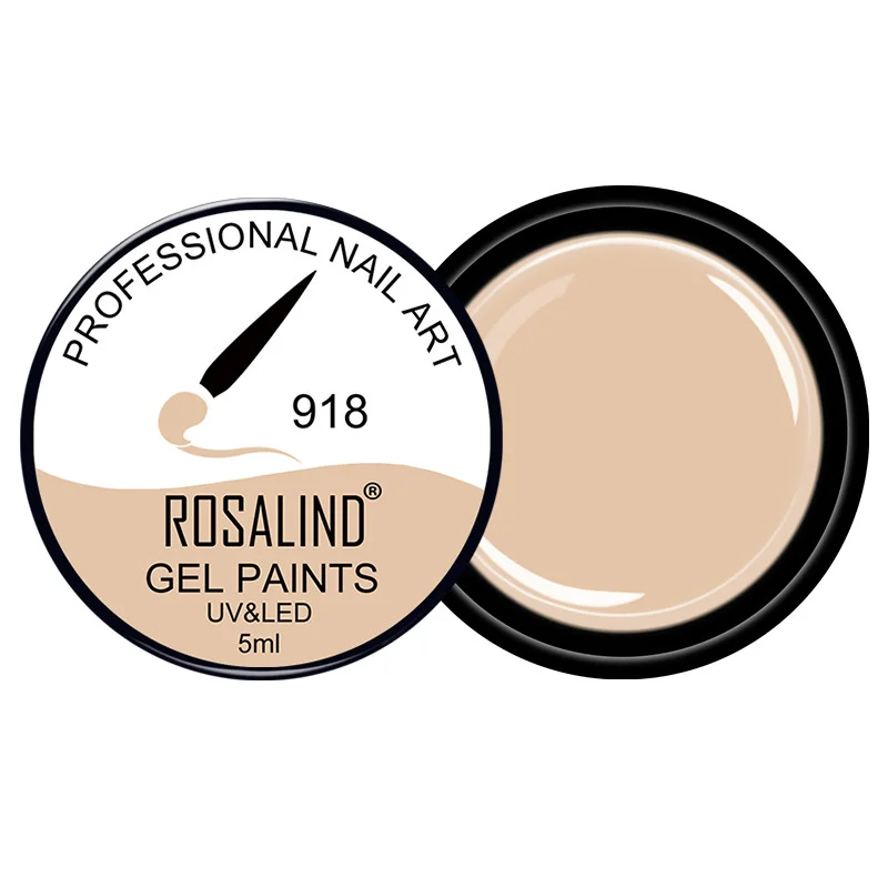 GN49-ROSALIND ROSALIND 5 мл Гель-лак для рисования 142 цветов набор гель-лаков для ногтей для маникюра Сделай Сам верхнее Базовое покрытие Hybird дизайн праймер для ногтей - Цвет: GN49-ROSALIND