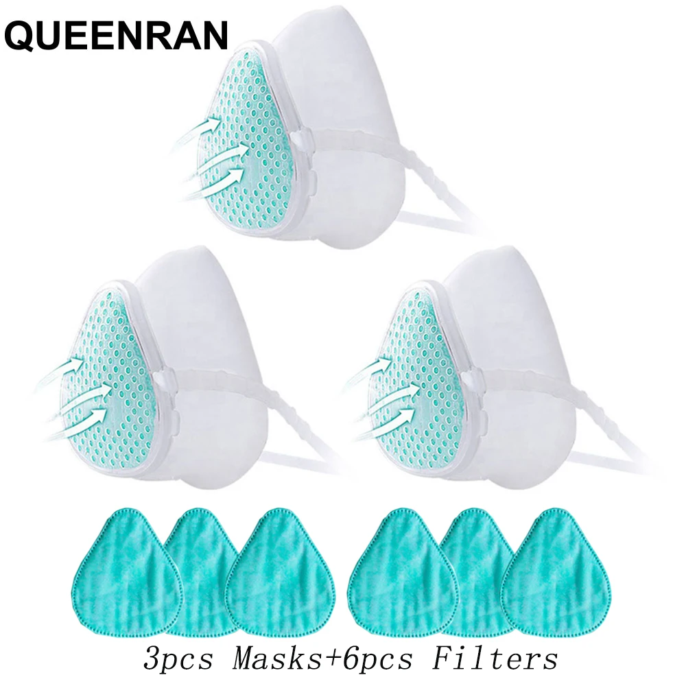 

S8 N95 Mask Washable Reusable Medical Silicon Mask Anti Corona Virus Dust Protection with Filter Respirator For Men Women Health