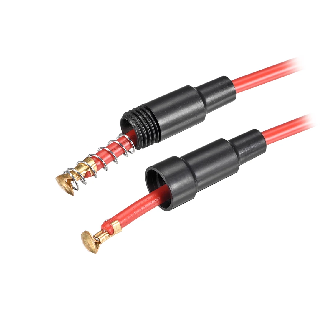 Uxcell Встроенный винт типа 5 мм x 20 мм Держатель предохранителя 22AWG(2 шт