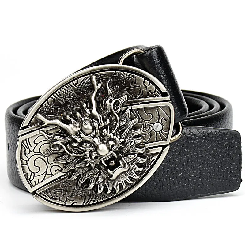 Мужской ремень с пряжкой в стиле панк рок|Мужские ремни| |