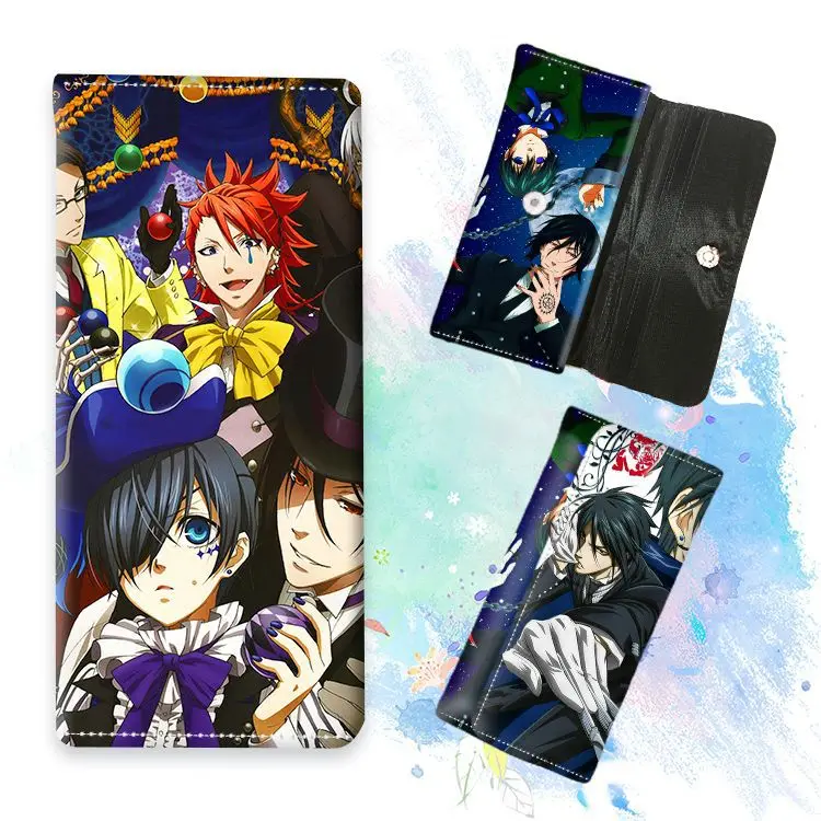 Аниме одна штука 19 дней Токийский Гуль Наруто Lovelive Мальчики Девочки ПУ Длинный кошелек портмоне держатель для карт с внутренней молнией - Цвет: 21