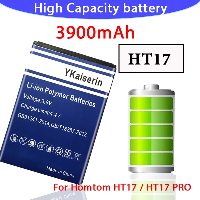 For Homtom HT17 Battery Pro Batterie Bateria Accumulator AKKU 3900mAh | Компьютеры и офис