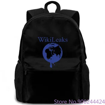 

WikiLeaks Dripping Globe Men's 2017 New Fashion Men'S Fashion Men Simple backpack