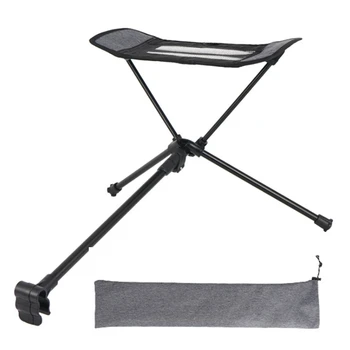 

Outdoor Folding Footrest Portable Recliner Footrest Extended Leg Stool Can Be Used with Folding Chair