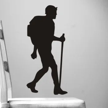DCTAL Hiking Travel Wall Stickers Sports Wall Decors Wall covering, Hiking Travel Wall Decal Home Decoration