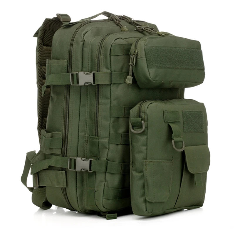 

Men Army Military Tactical Large Backpack Waterproof Outdoor Sport Hiking Camping Hunting 3D Rucksack Bags Assault Knapsack