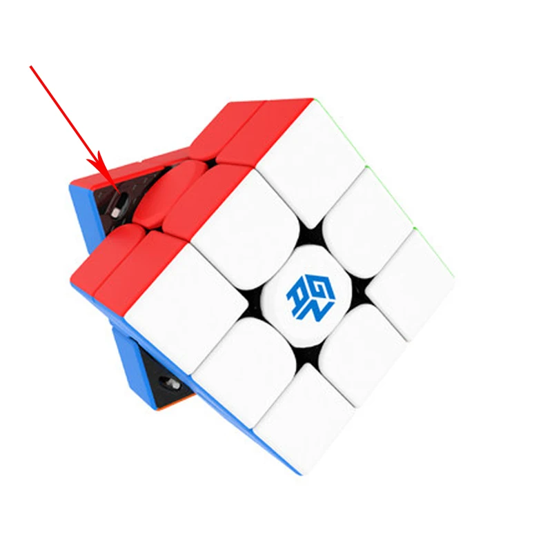 Cube Magique Speed 3x3 GAN 11 M Pro Magnétique - Noyau Noir Mat, Réglages Magnétiques Et Élastiques - Pour Speedcubers