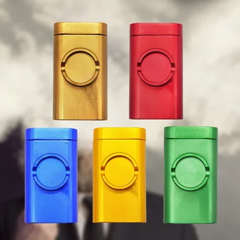 

Aluminum Grind Case Pinch Hitter & Grinder Combo Tobacco Grinder Dugout Case With Storage Room Case Smoking shisha All In One