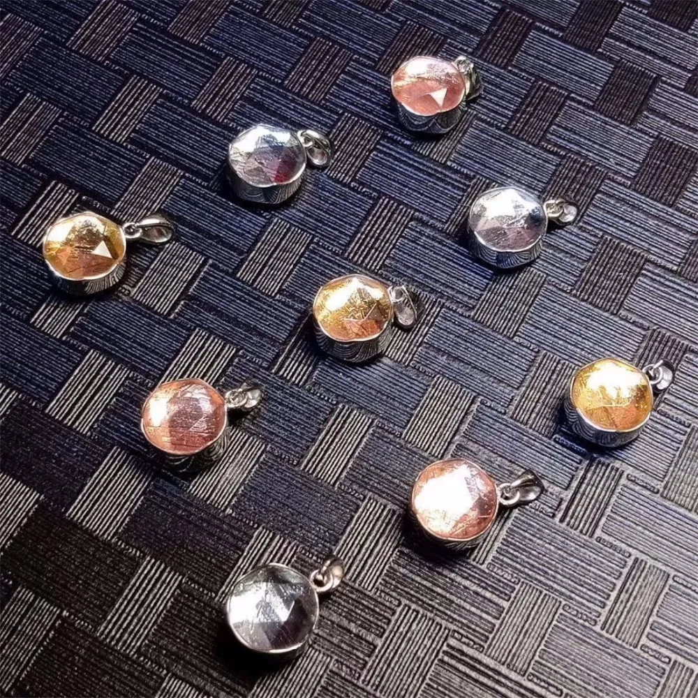 Natural Gibeon Iron Meteorite Pendant (2)