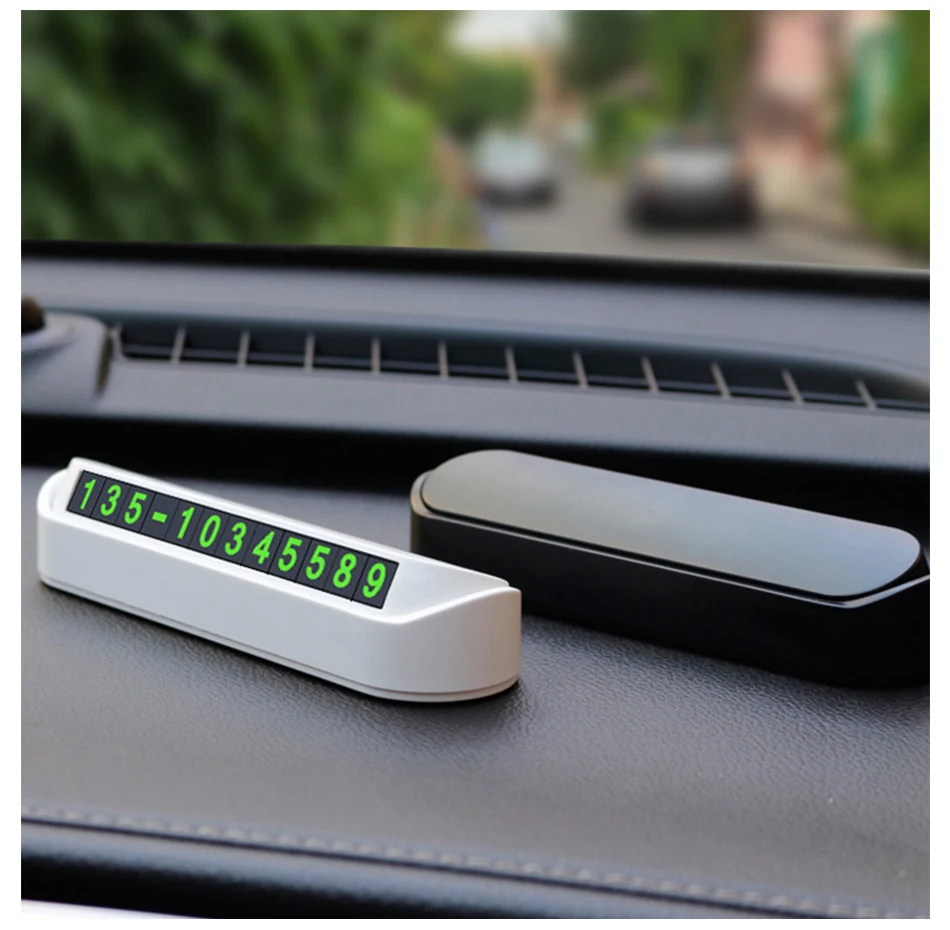 Car Temporary Parking Card Phone Number Plate Telephone Park Stop Automobile Accessories Car-styling | Автомобили и мотоциклы