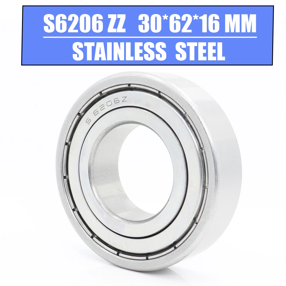 S6206ZZ подшипник 30*62*16 мм 2 шт