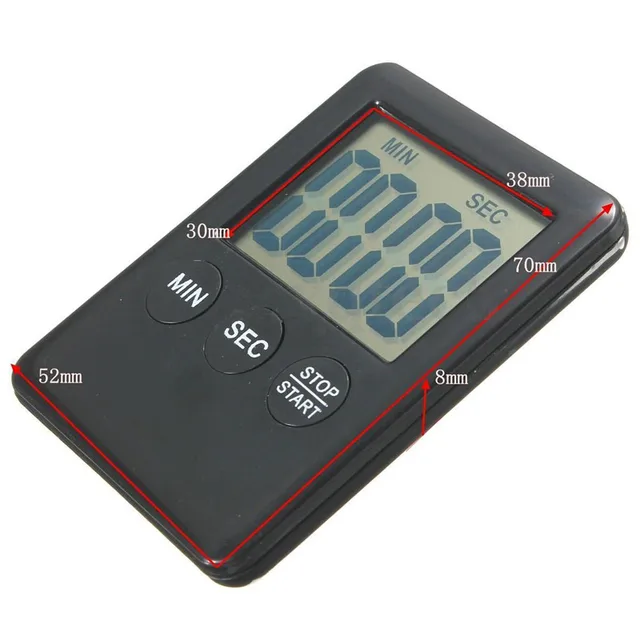 Minuterie De Cuisine - FAFEICY - FA001 - Grand écran LCD - Alarme Puissante - Compte à Rebours