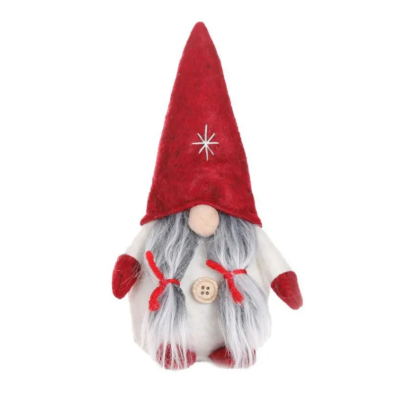 Плюшевая кукла Санта-гном, рождественское настольное украшение, Рождественское украшение для дома, бара, магазина, Рождественская Статуэтка скандинавского эльфа, подарок на праздник - Цвет: AS0757B2