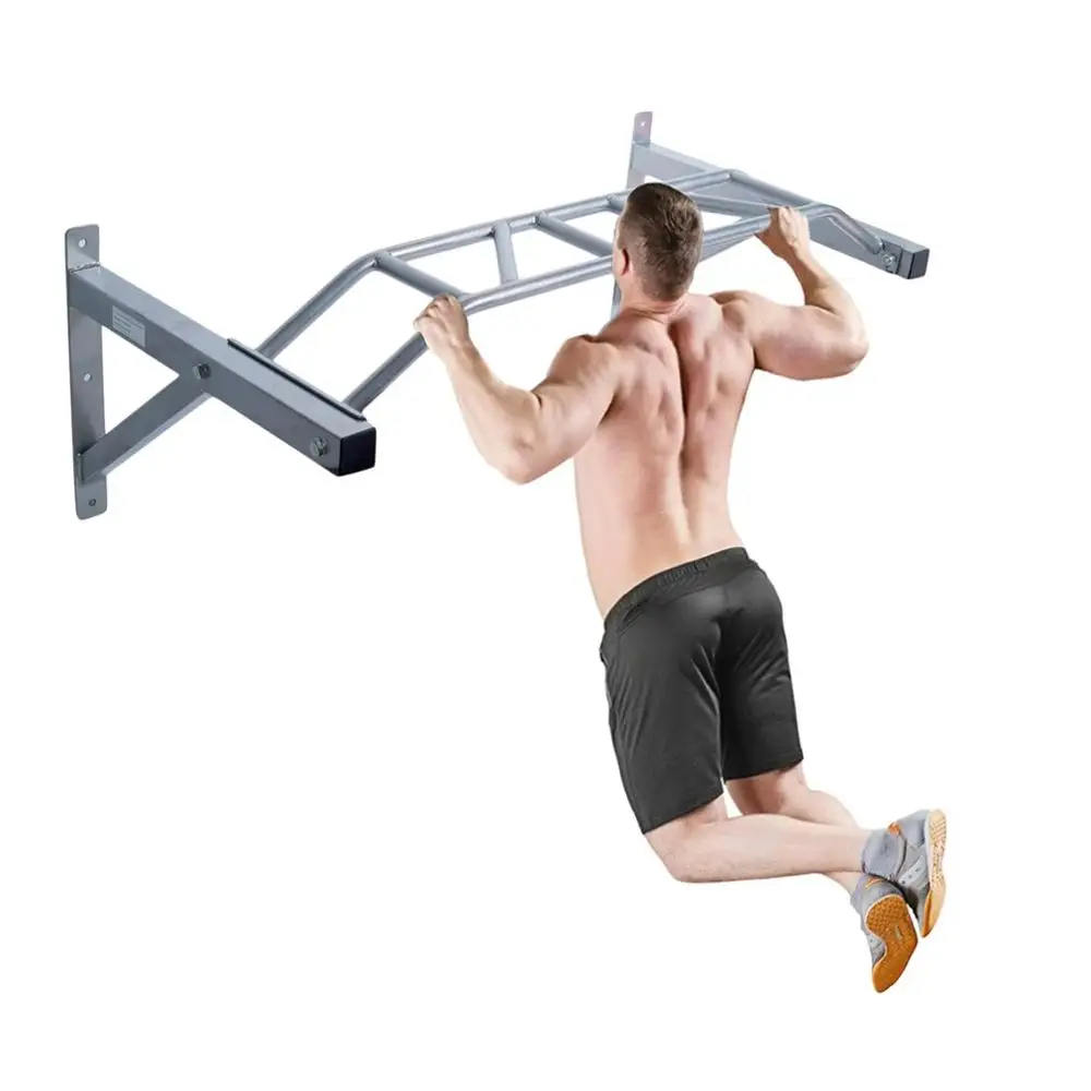 

Wall Mounted Design Pull Up Bar Power Tower Professional Chin Up Station Home Gym Workout Strength Training Equipment