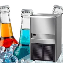 220 В/280 Вт коммерческая машина для производства льда из нержавеющей стали автоматическая машина для производства льда молочный чай Магазин Бар КТВ машина для производства льда