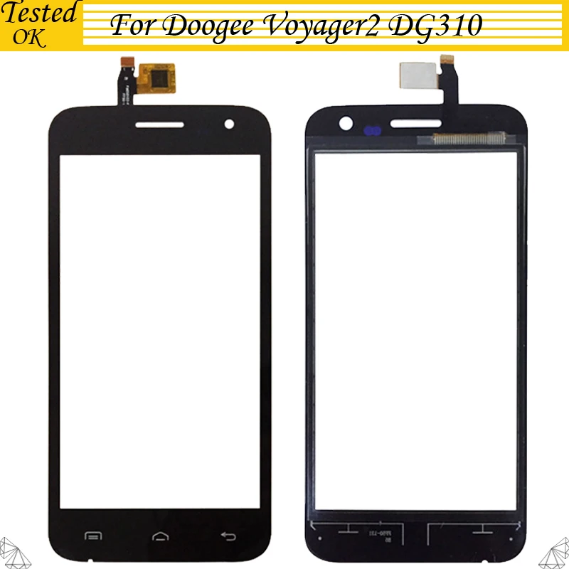 Для Doogee Voyager2 DG310 сенсорный экран дигитайзер стеклянная панель сенсорный датчик для Voyager 2 DG310 сенсорный экран Запасные части