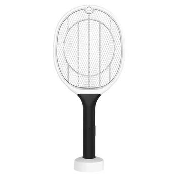 

Summer Pest Control Handheld Electric Mosquito Swatter Insect Indoor Outdoor Fly 2 In 1 Bug Zapper Cordless Killer Lamp Home