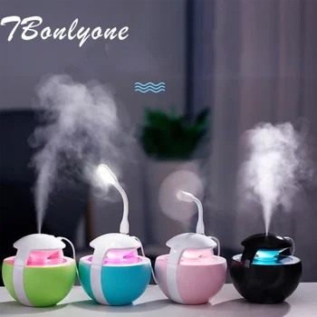 

TBonlyone 450ML Ball Humidifier 3 in 1 Humidifier Fan Water Oil Aroma Diffuser Home Night Light Ultrasonic Air Humidifier
