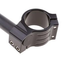 2 шт. CNC Мотоцикл Алюминиевый зажим на ручке руль 45 мм черный