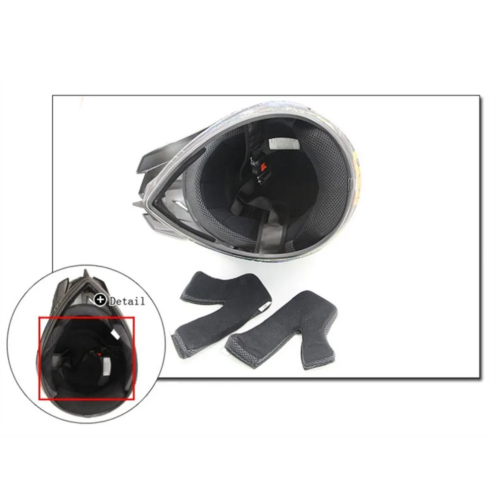 Breathable Motorcycle Helmet 3PCS/SET M/L/XL Lightweight Full Face Racing Motorcycle Safety Unisex ABS Shell Motorbike Helmet