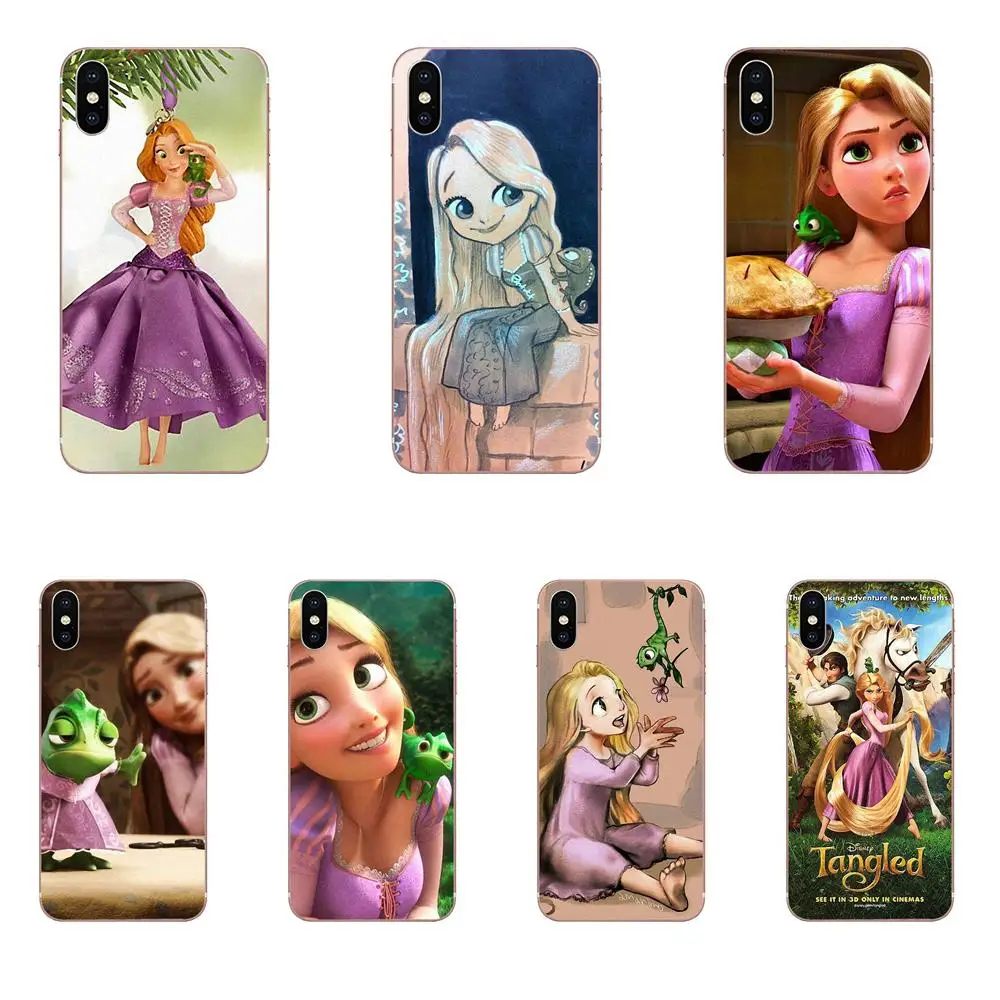 

Camaleon Tangled Rapunzel Chameleon TPU Design Phone For Huawei Honor Mate 7 7A 8 9 10 20 V8 V9 V10 G Lite Play Mini Pro P Smart