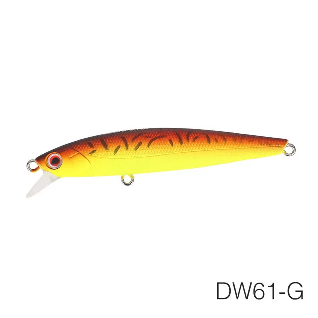 LTHTUG Pesca Hard Wobbler Fishing Lure 6g 80mm Floating Minnow Rolling Artificial Bait For Bass Trout Pike Perch Sunfish Salmon - Color: G