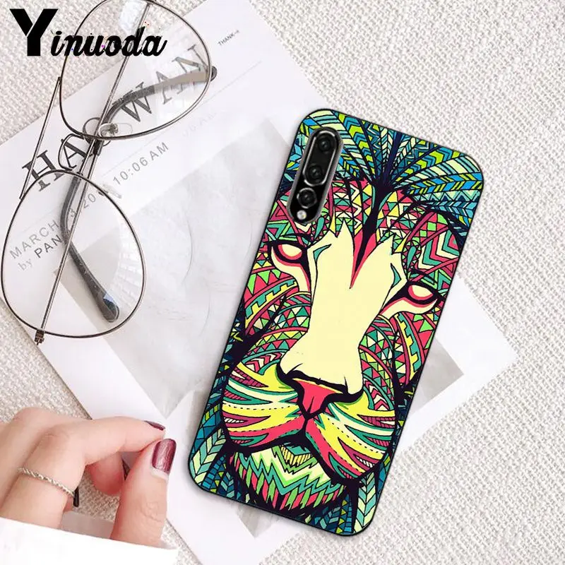 A2 Yinuoda животное лев волк Сова Слон Лев для телефона С Рисунком Тигра чехол для huawei P20 P30 P20Pro P20Lite P30Lite P Smart P10Lite - Цвет: A2