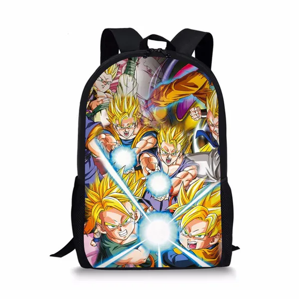 FORUDESIGNS школьные ранцы для мальчиков супер Dragon Ball-Z школьная сумка для мужчин детский сад 16 дюймов рюкзак Детский Рюкзак Mochila - Цвет: H6732C